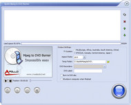 Apollo MPEG to DVD Burner screenshot